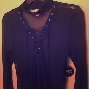 😍Lace Up Leotard